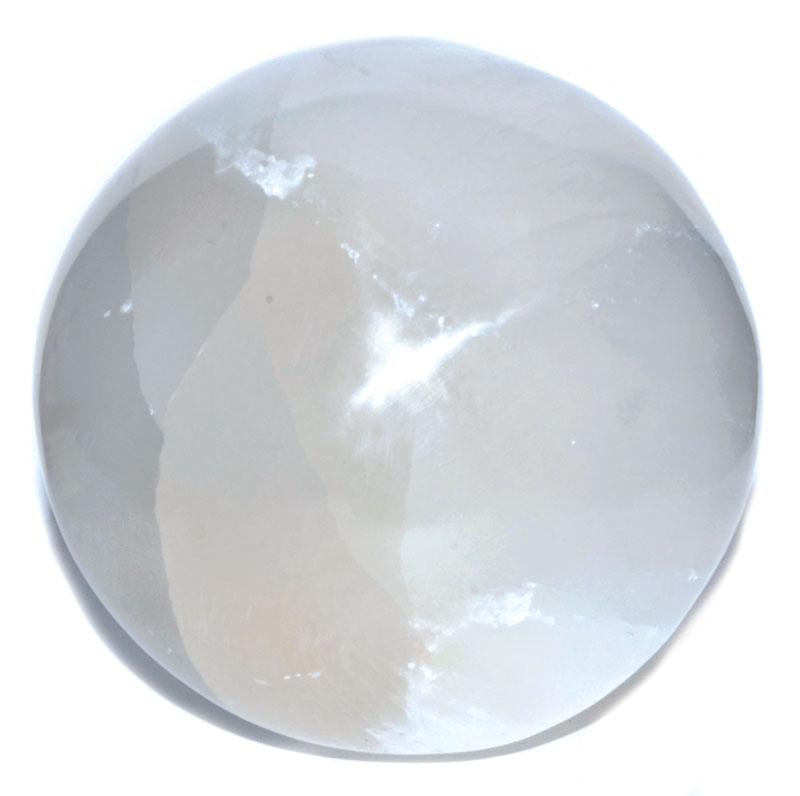5" White Selenite gazing ball (image for) 5" White Selenite gazing ball