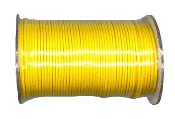 Yellow Waxed Cotton cord 2mm 100 yds (image for) Yellow Waxed Cotton cord 2mm 100 yds