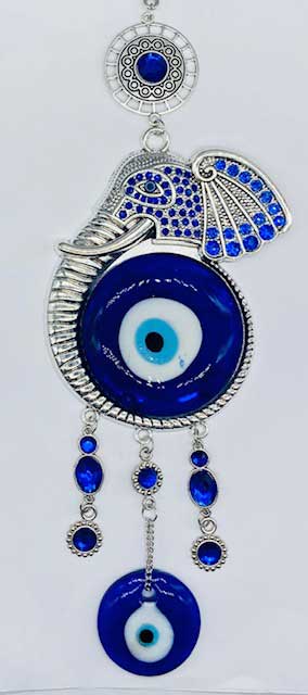 Elephant Evil Eye wall hanging (image for) Elephant Evil Eye wall hanging