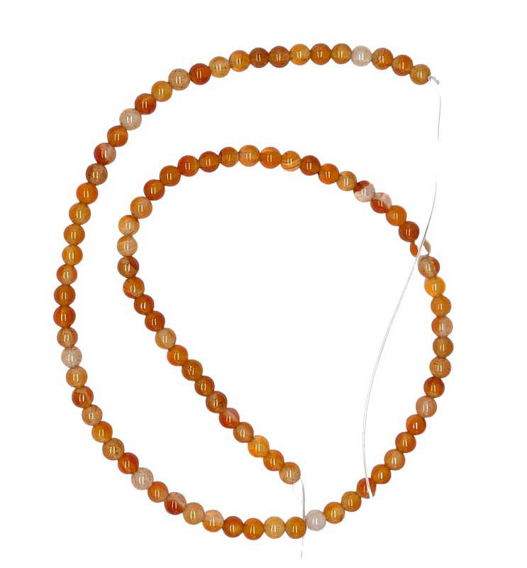 4mm Carnelian beads (image for) 4mm Carnelian beads