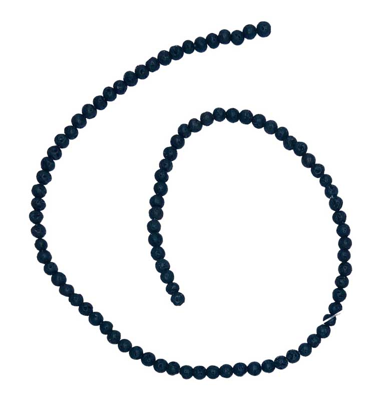 4mm Lava beads (image for) 4mm Lava beads