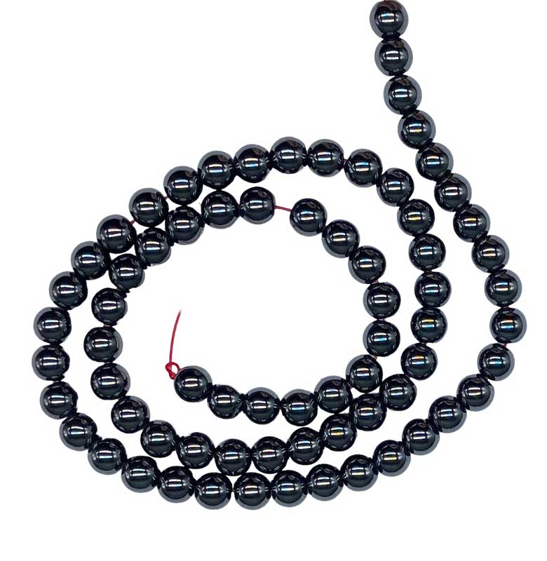 6mm Hematite beads (image for) 6mm Hematite beads