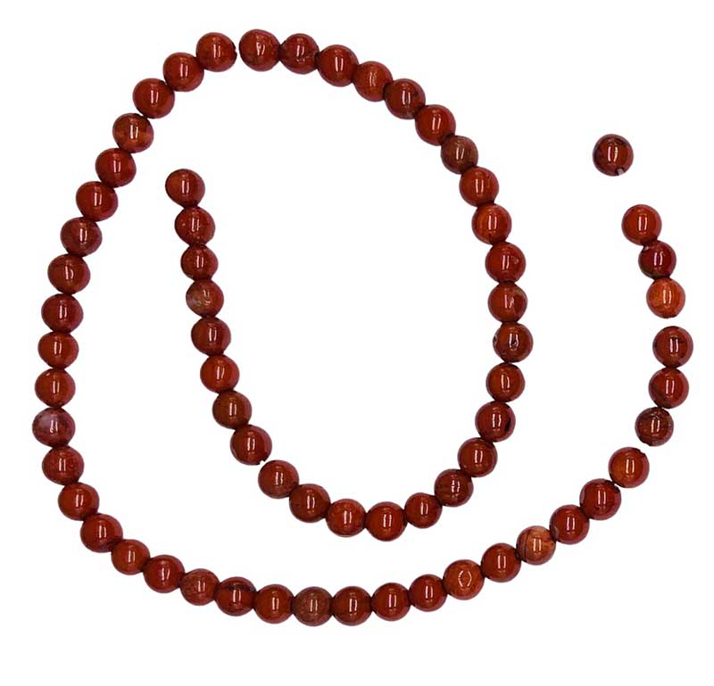 6mm Red Jasper beads (image for) 6mm Red Jasper beads