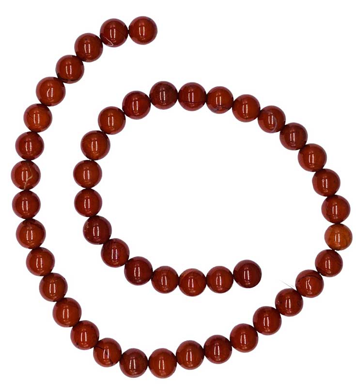 8mm Red Jasper beads (image for) 8mm Red Jasper beads