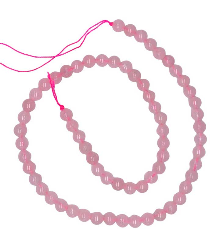 6mm Rose Quartz beads (image for) 6mm Rose Quartz beads