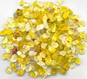 1 lb Agate, Yellow tumbled chips 5-12mm (image for) 1 lb Agate, Yellow tumbled chips 5-12mm