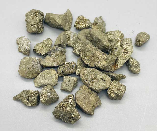 1 lb Pyrite untumbled chips (5-10mm) (image for) 1 lb Pyrite untumbled chips (5-10mm)