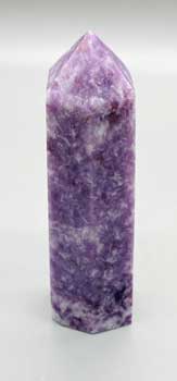 ~3+" Lepidolite obelisk (image for) ~3+" Lepidolite obelisk