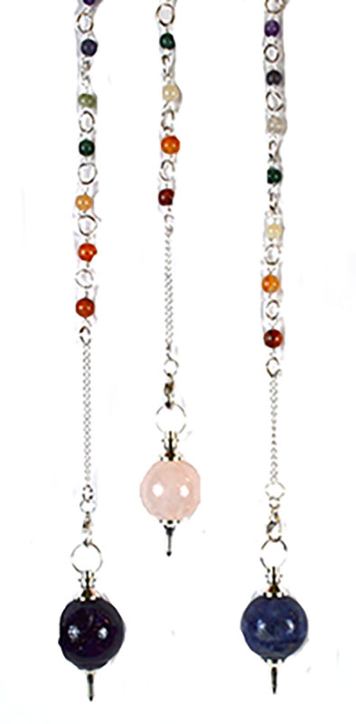 7 Chakra Assorted Ball pendulum (image for) 7 Chakra Assorted Ball pendulum