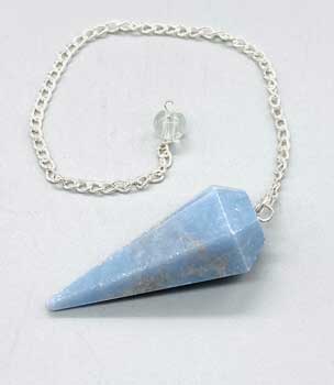 6-sided Angelite pendulum (image for) 6-sided Angelite pendulum