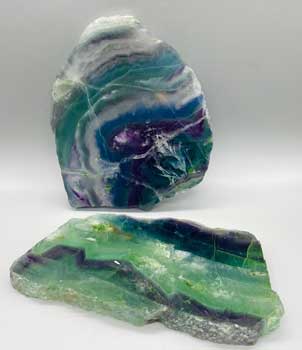 +.7kg Fluorite slices (image for) +.7kg Fluorite slices