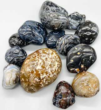 1 lb Agate, Enhydro tumbled (image for) 1 lb Agate, Enhydro tumbled