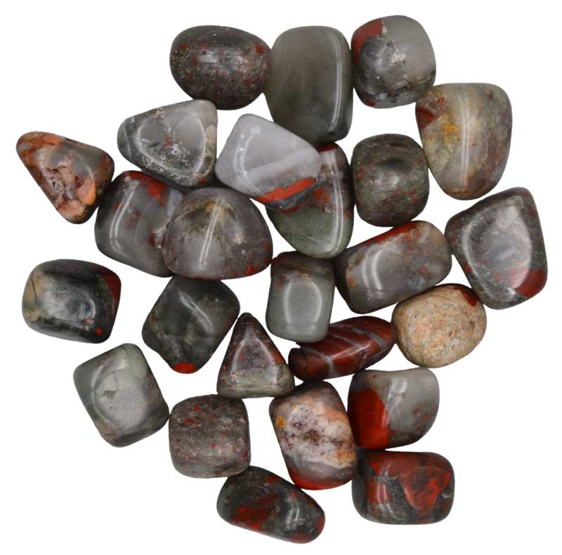 1 lb Bloodstone tumbled stones (image for) 1 lb Bloodstone tumbled stones