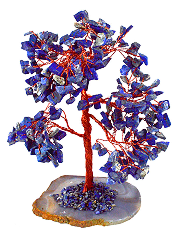 8" Lapis gemstone tree (image for) 8" Lapis gemstone tree