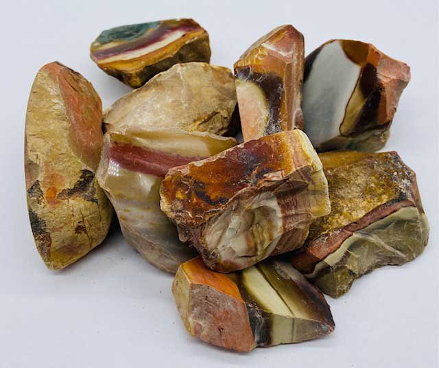 1 lb Jasper, Polychrome polished 1 side (image for) 1 lb Jasper, Polychrome polished 1 side