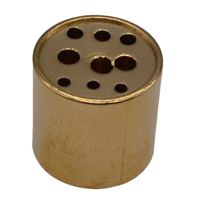3/4" brass holder 9 holes (image for) 3/4" brass holder 9 holes