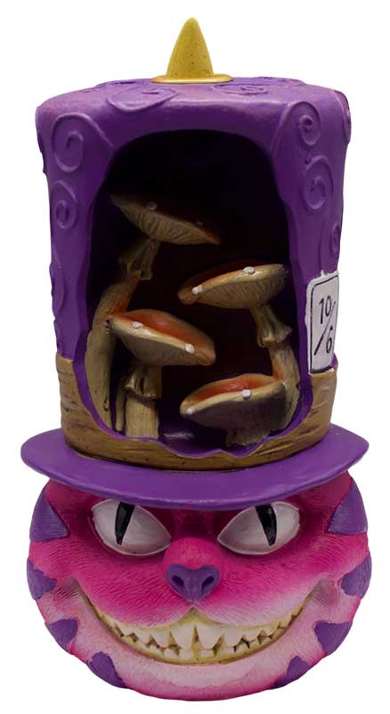 6 3/4" Cheshire Cat back flow incense burner (image for) 6 3/4" Cheshire Cat back flow incense burner