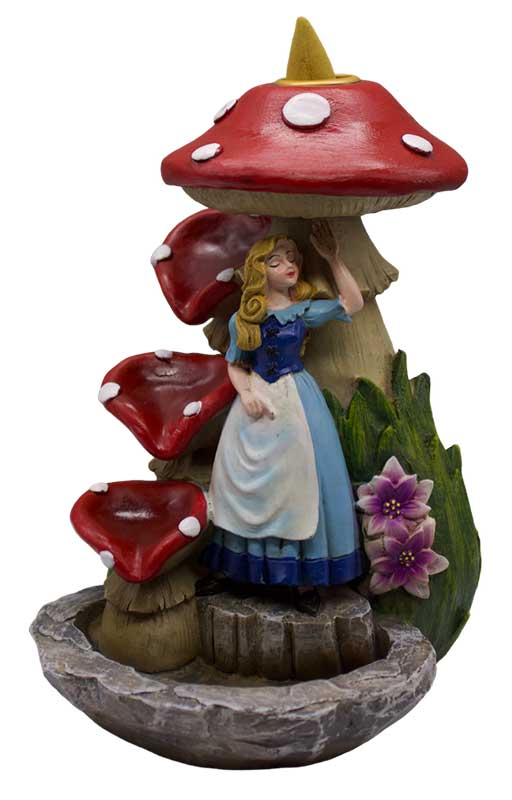 7" Alice in Wonderland back flow incense burner (image for) 7" Alice in Wonderland back flow incense burner