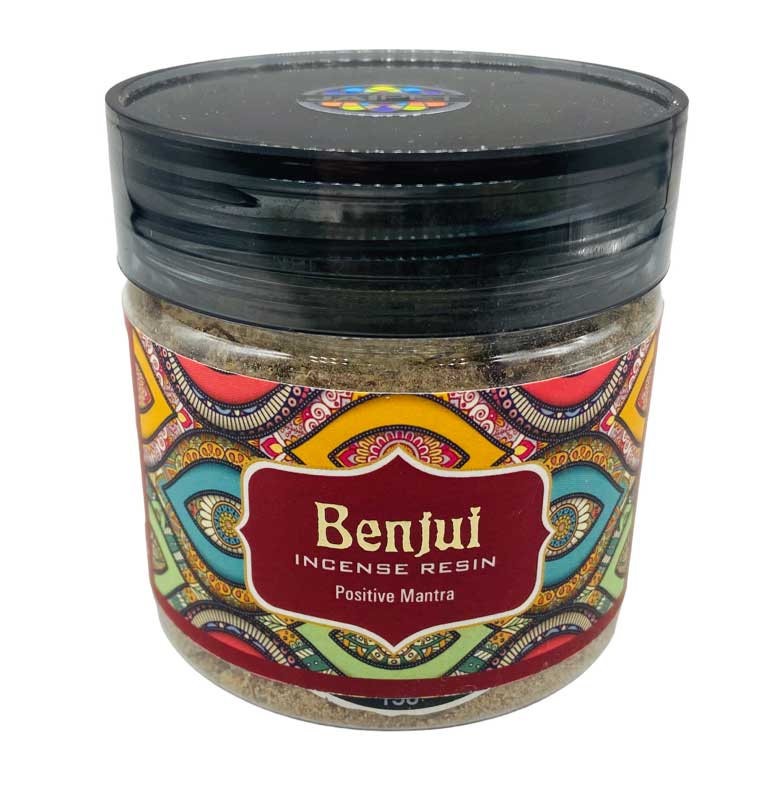 100g Positive Mantra (benzoin) resin jar (image for) 100g Positive Mantra (benzoin) resin jar