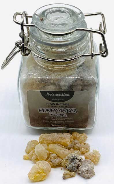 3.0oz Relaxation (honey amber) resin jar (image for) 3.0oz Relaxation (honey amber) resin jar