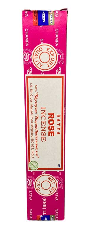 Rose satya incense stick 15 gm (image for) Rose satya incense stick 15 gm