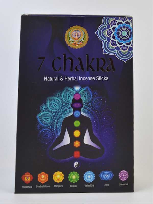 (set of 7) 15gms 7 Chakra incense stick (image for) (set of 7) 15gms 7 Chakra incense stick