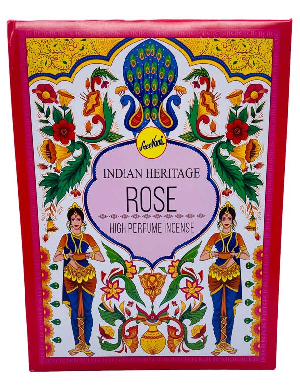 15 gm Rose incense sticks indian heritage (image for) 15 gm Rose incense sticks indian heritage