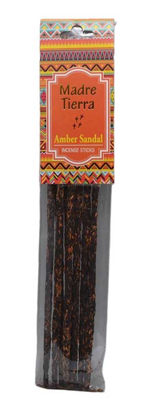 8/pk Amber Sandal madre tierra incense stick (image for) 8/pk Amber Sandal madre tierra incense stick