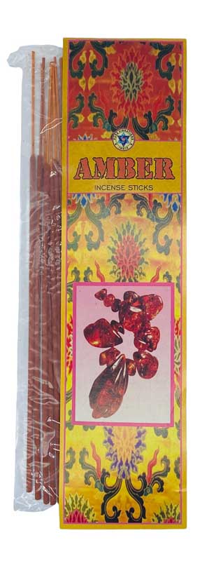 20 Amber incense sticks pure vibrations (image for) 20 Amber incense sticks pure vibrations