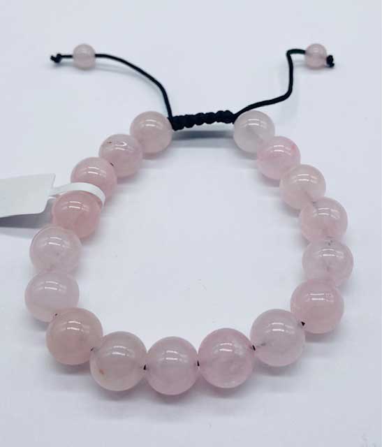 10mm Rose Quartz bracelet (image for) 10mm Rose Quartz bracelet