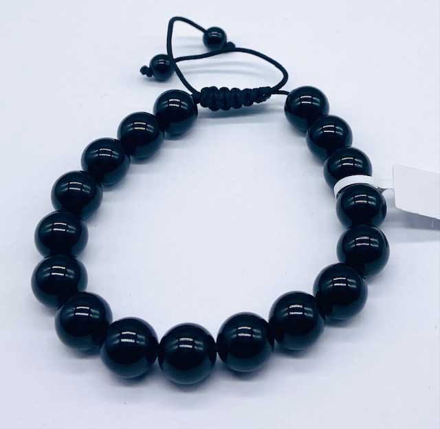 10mm Obsidian, Black bracelet (image for) 10mm Obsidian, Black bracelet