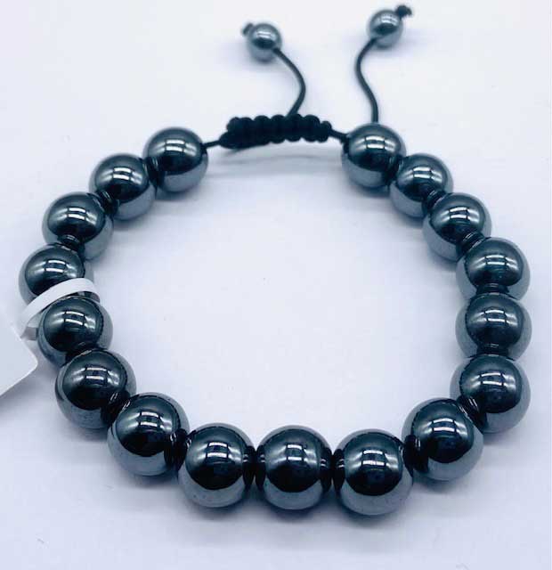 10mm Hematite bracelet (image for) 10mm Hematite bracelet