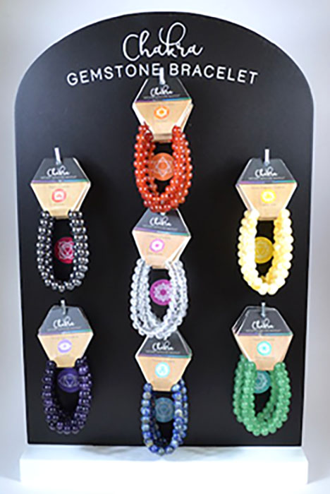 (set of 35) 7 Chakra bracelets W displat board (image for) (set of 35) 7 Chakra bracelets W displat board