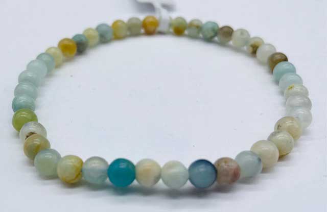 4mm Amazonite bracelet (image for) 4mm Amazonite bracelet