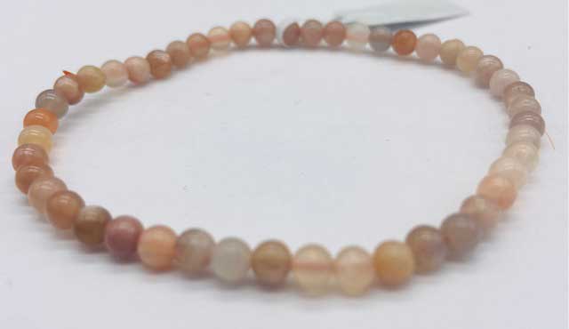 4mm Moonstone bracelet (image for) 4mm Moonstone bracelet