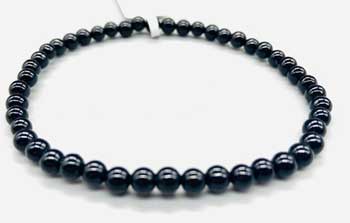 4mm Obsidian, Black bracelet (image for) 4mm Obsidian, Black bracelet