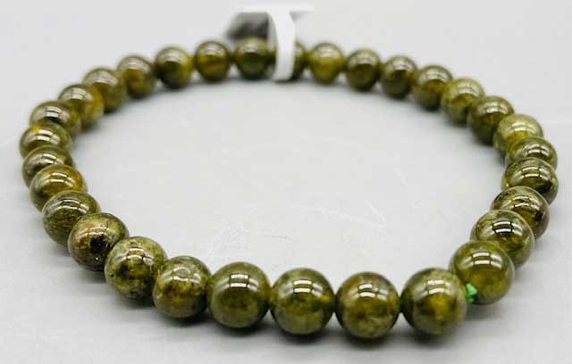 5-6mm Garnet, Green bracelet (image for) 5-6mm Garnet, Green bracelet