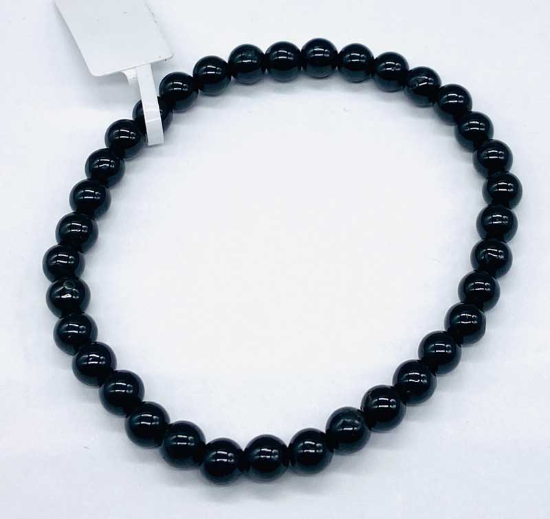 5mm Tourmaline, Black bracelet (image for) 5mm Tourmaline, Black bracelet