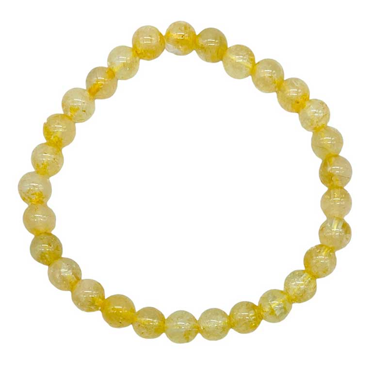 6mm Citrine bracelet (image for) 6mm Citrine bracelet