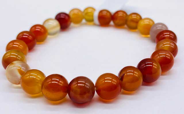8mm Agate, Red bracelet (image for) 8mm Agate, Red bracelet