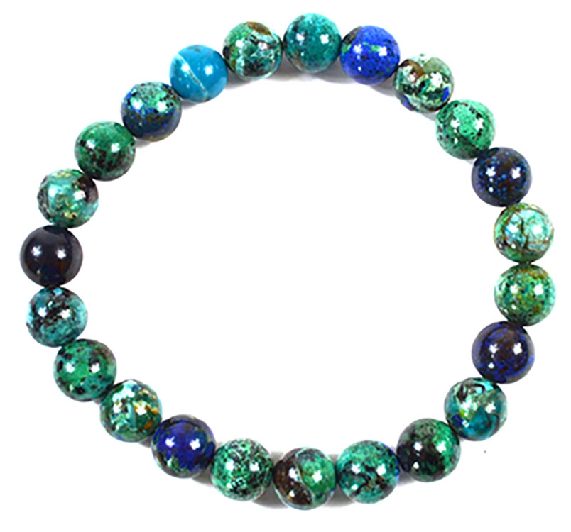 8mm Azurite/ Malachite (image for) 8mm Azurite/ Malachite