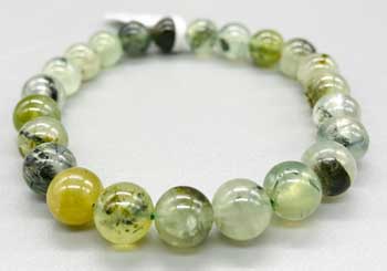 8mm Prehnite bracelet (image for) 8mm Prehnite bracelet
