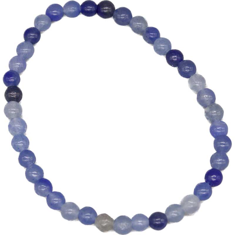4mm Blue Aventurine stretch bracelet (image for) 4mm Blue Aventurine stretch bracelet
