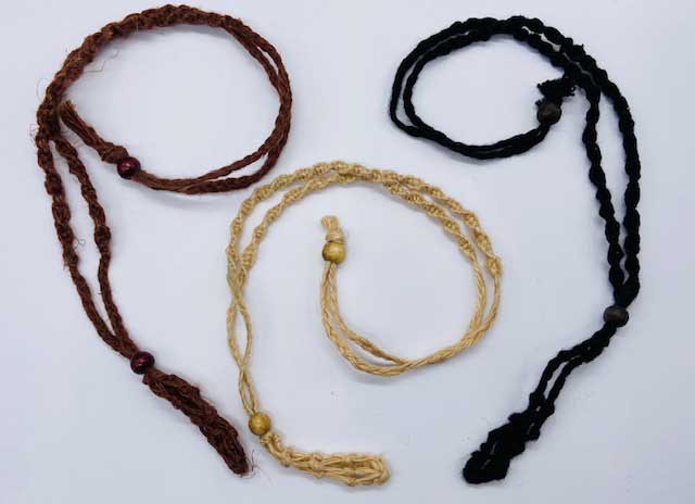 Net Necklace for Tumbled Stone various (image for) Net Necklace for Tumbled Stone various