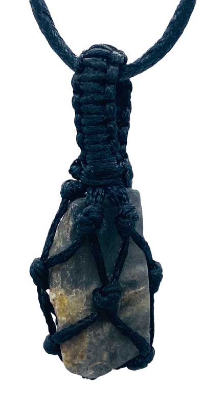 Labradorite rough tread cage pendant (image for) Labradorite rough tread cage pendant