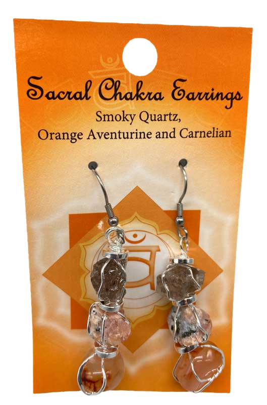 Sacral chakra earrings (image for) Sacral chakra earrings