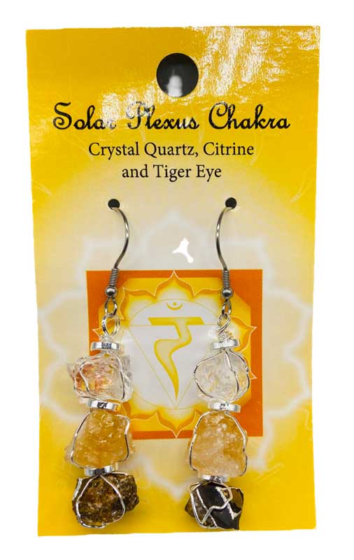 Solar Plexus chakra earrings (image for) Solar Plexus chakra earrings