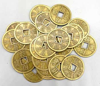(set of 25) 43mm I Ching coin (image for) (set of 25) 43mm I Ching coin