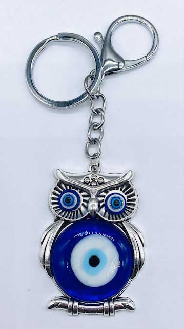 Owl Evil Eye keychain (image for) Owl Evil Eye keychain