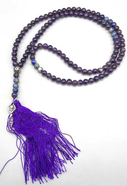 Goddess, Amethyst & Lapis japmala (image for) Goddess, Amethyst & Lapis japmala